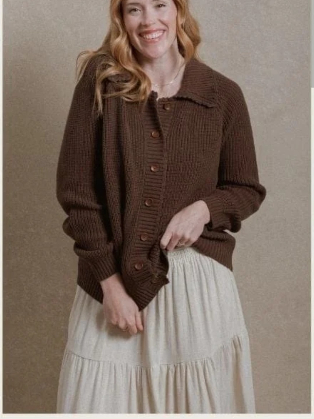 Neuflora Westlock Chocolate Cardigan